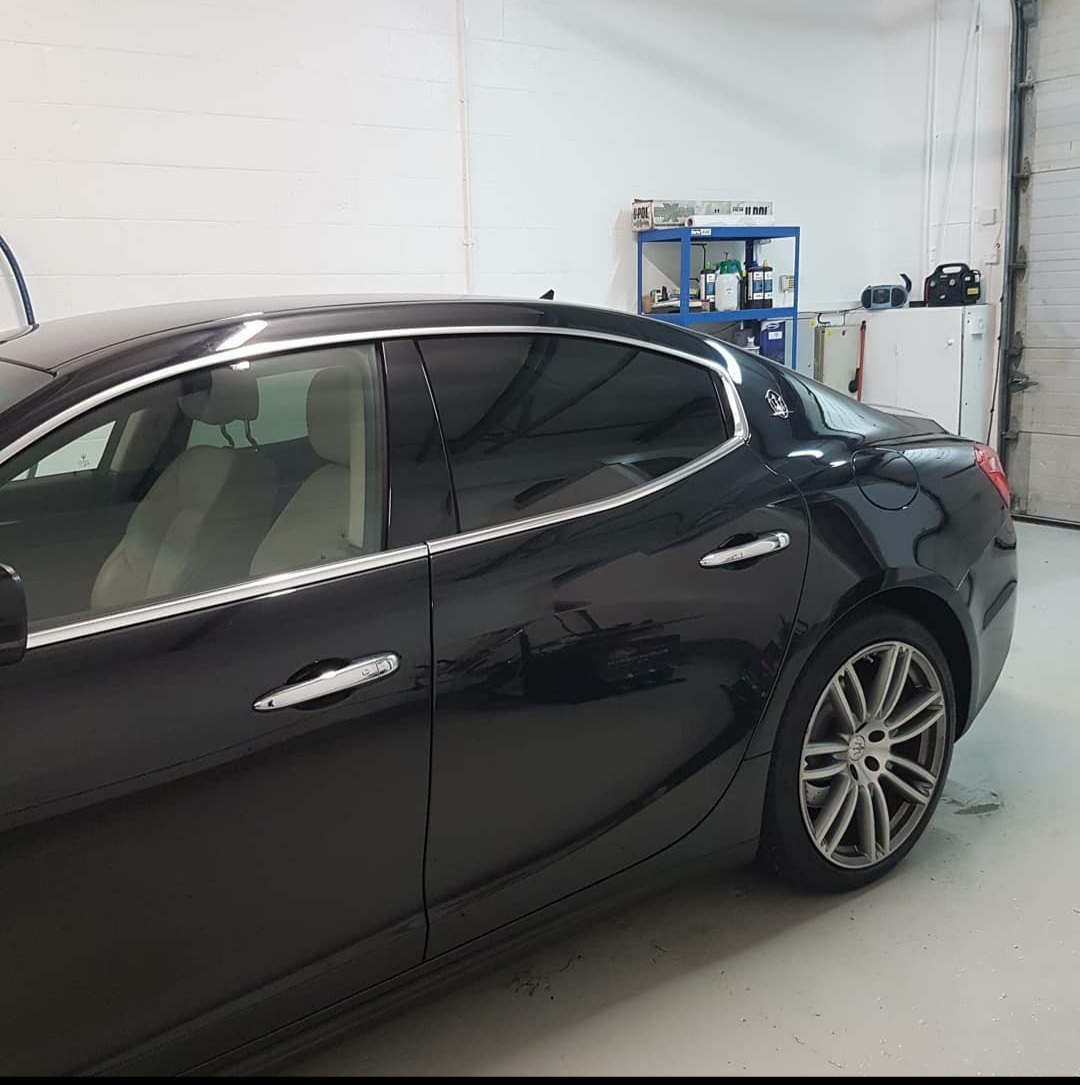 After window tinting 