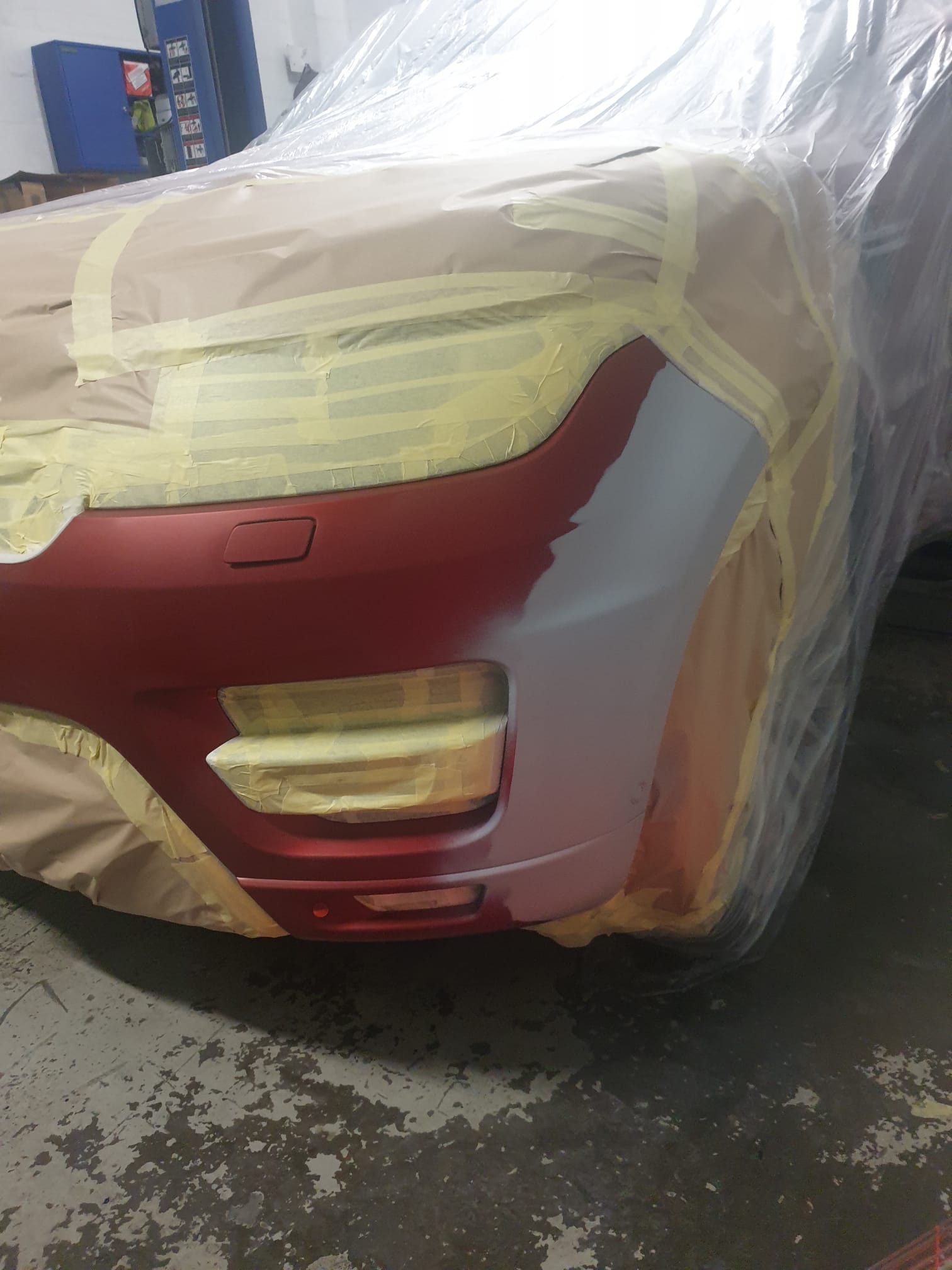 before smart/repair paintwork