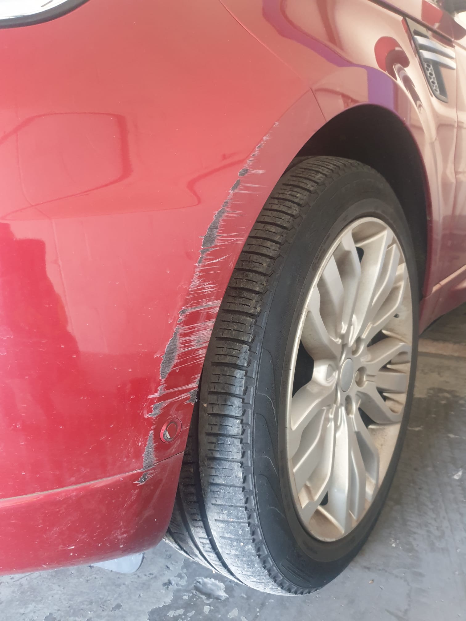 before smart/repair paintwork