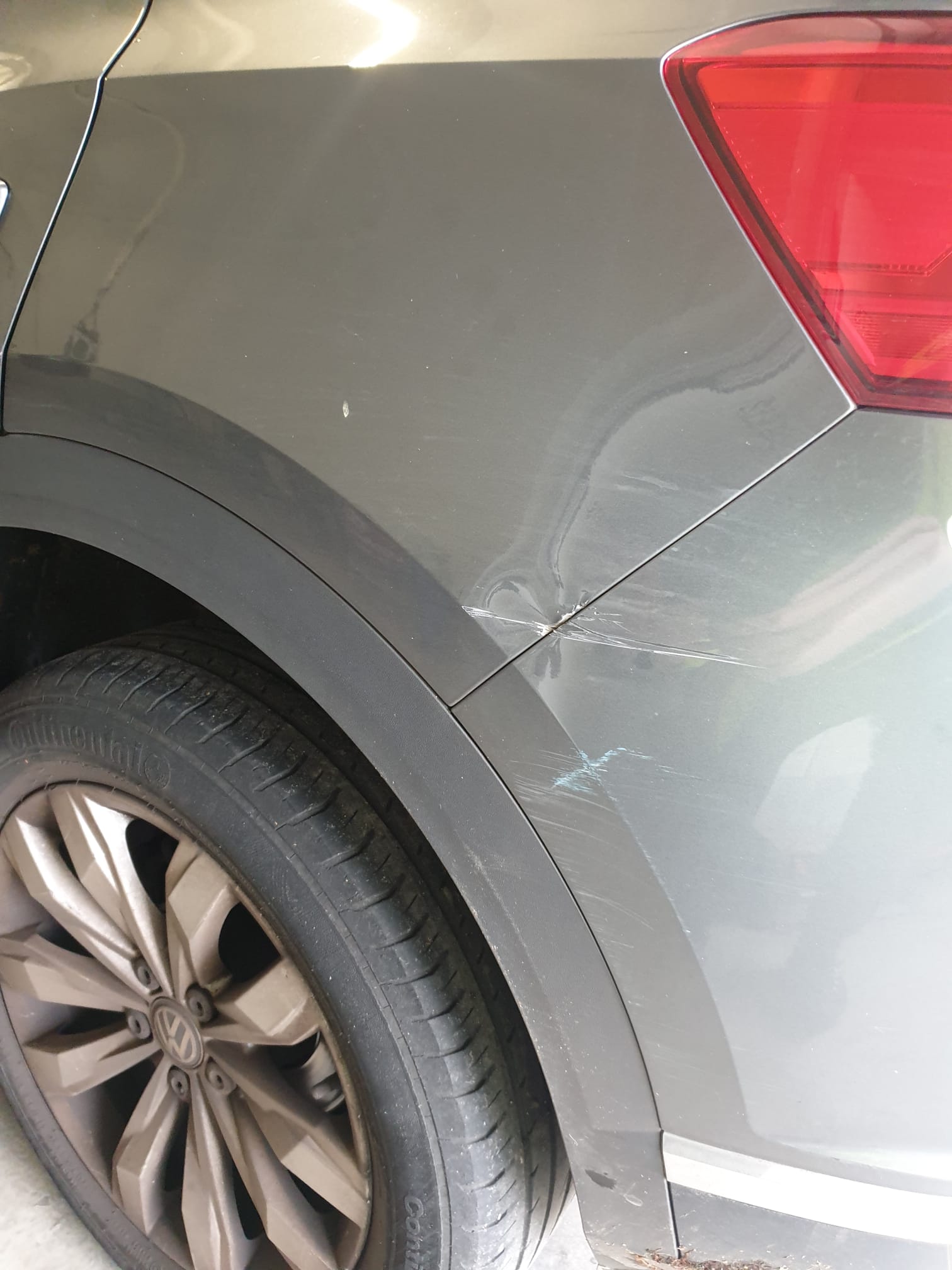 before smart/repair paintwork