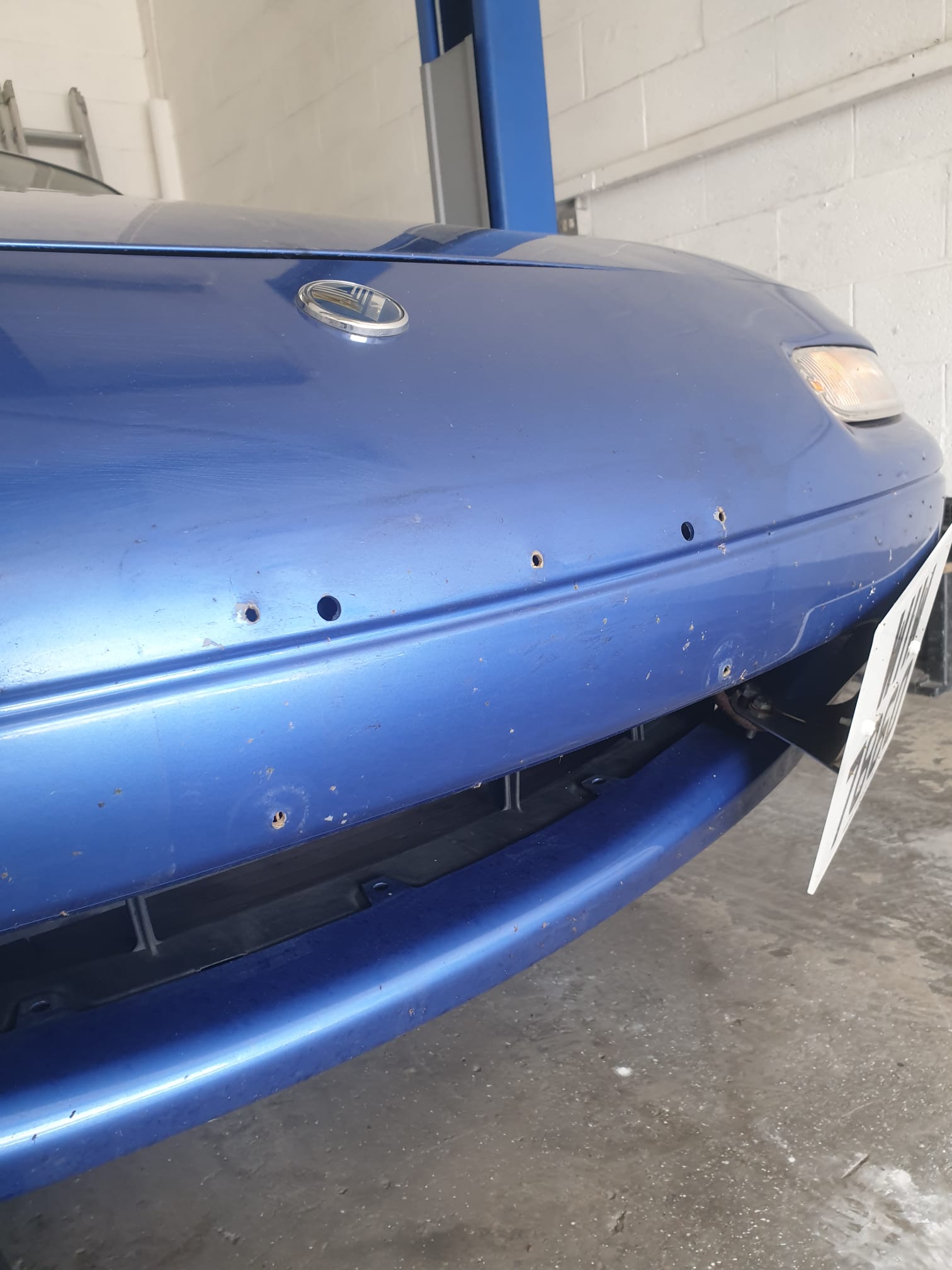 before smart/repair paintwork